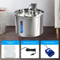 Elecpet-Distributeur d'eau intelligent pour animaux de compagnie de petite capacité 3L, circulation d'eau filtrée, facile à transporter, sommeil silencieux et sans bruit