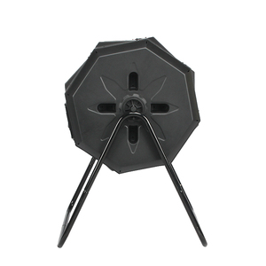 Composting Outdoor Garden 160l Plastic Worm Compost Bin Tumbler Storage Bucket Black All-season Not Support 11.31kgs 58*58*22