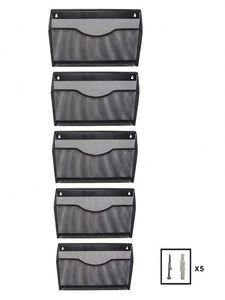 Hot Sale Office Supplies School Home Household Wire Metal Mesh Wall Mounted Hanging Paper Organizer Shelves - Product Image 5