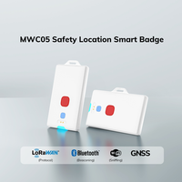 Badge intelligent LoRaWAN rechargeable NRF54L15 avec LED, localisateur GPS Bluetooth WiFi portable avec alarme SOS