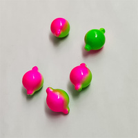 Flotteurs en mousse EPS rose/vert Corky pour la pêche en mer