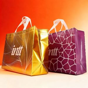 Laser Metallic Non Woven Tote Bag Holographic Eco Friendly Reusable Shopping Bag Brand Promotion Event Marketing - Product Image 3