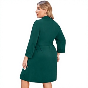 Luxury Style Women Soft Long Sleeve Wrap Robe Comfortable <b>Bath</b> Lounge Gown - Product Image 4