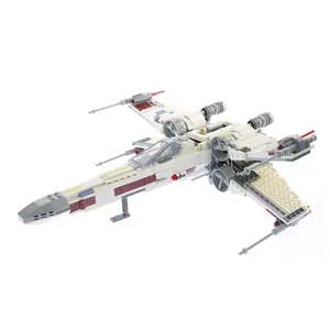 Bintang film Wars blok bangunan DIY x-wing Starfighter Model untuk 75218 81090 180023 60003 77002 19030 batu bata mainan untuk anak laki-laki hadiah