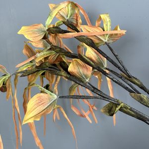 รองเท้าแตะสตรีสไตล์เขตร้อน papiopedilum สำหรับตกแต่งแจกันในบ้านโรงแรม - Product Image 6