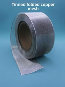 Maille de cuivre étamé avec bords pliés pour les expériences de recherche scientifique, tailles 100*0.3mm et 60*0.34mm, fabriqué en Chine - Product Image 3