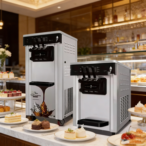 Machine à Glace Artisanale Portable à Prix Bas pour Vente en Gros – Machine à Glace Molle Continue et Distributrice de Glaces - Product Image 1