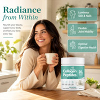 Poudre de collagène Qbioflex OEM sans sucre, sans calories, sans sodium et avec probiotiques, complément de peptides de collagène