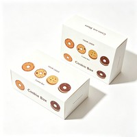 Boîte à biscuits pliable écologique avec laminage mat, recyclable, pour pâtisserie, avec logo personnalisé et séparateur pour biscuits