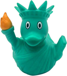 Juguete de Baño para Bebés de 2 a 4 Años, Unisex, con Forma de Pato, Personalizable con Logotipo, de Goma, Creativo, para Jugar en el Agua - Product Image 1