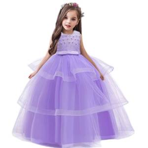 Robe Tutu en Tulle Haut de Gamme pour Filles, Sans Manches, pour Mariage, Fête, Soirée, Spectacle, Cosplay, Style Gâteau, Collection Été MS - Product Image 3