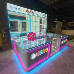 Yicheng Beauty, superventas, escritorio frontal de <span class=keywords><strong>arcade</strong></span> a color con estante de exhibición, escritorio frontal de tamaño personalizado con vitrina de alta calidad - Product Image 3