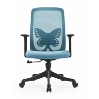 Chaise de bureau ergonomique moderne personnalisée en gros, chaise de direction en maille la plus confortable pour le personnel