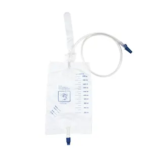 Urine Drainage Bag Adult 1000ml 2000ml Precision Urine Collector Bag For Hospital Consumables