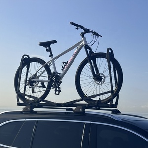 Rastrelliera universale con barra regolabile di fabbrica facile da installare portabiciclette da tetto <span class=keywords><strong>per</strong></span> auto - Product Image 2