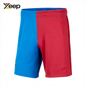 กางเกงฟุตบอลชาย XEEP รุ่นปรับแต่งได้ XC-SU-20 คุณภาพสูง OEM พิมพ์ลายด้วยความร้อน ระบายอากาศได้ดี ผลิตจากโพลีเอสเตอร์ แห้งเร็ว เหมาะสำหรับการฝึกซ้อม - Product Image 1