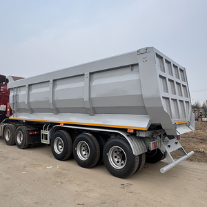 Sortie d'usine : Semi-remorque benne hydraulique en U à 2/3/4 essieux, 50-80 tonnes, à vendre - Product Image 6