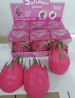 Jumbo Squishy Superzachte TPR Drakenvrucht Fidget Toys Kneedbare Simulatie Eten Decompressie Speelgoed Fidget Toys
