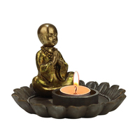 Artisanat en résine personnalisé pour la fabrication de statues de Bouddha et de petits ornements, ornementation de la maison, fabricant de figurines personnalisées, récipient à bougies