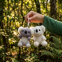 Adorable Bracelet en Peluche Durable et Mignon, Brodé, Anti-Stress, Personnalisable, Remplissage en Coton PP, Jouet en Peluche Animal