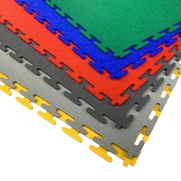 Dalle PVC Emboîtable Robuste Design Moderne Antidérapante Revêtement Vinyle pour Intérieur Entrepôt Garage École Pose Facile