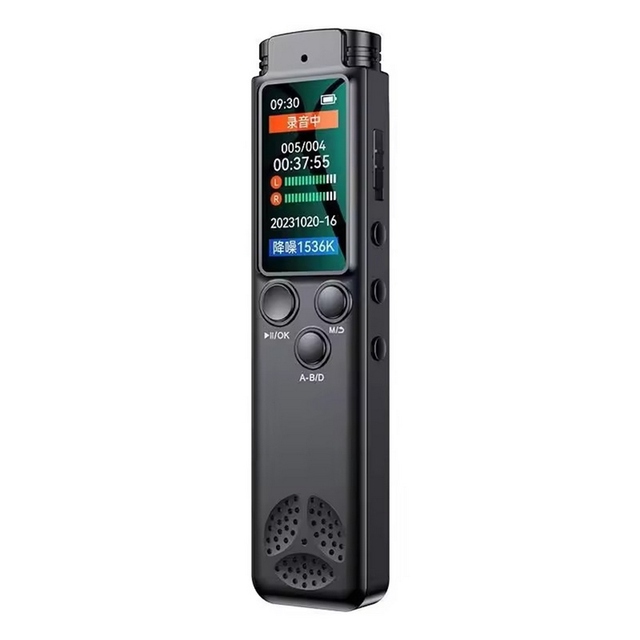Portable Digital Voice Recorder Full-Color TFT Screen Playback Song Player Audio Recorder for Meetings Audio Video Accessories