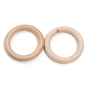 Anelli Circolari Fai-da-Te in <span class=keywords><strong>Legno</strong></span> Lucidato Color Naturale Manufatti per Fibbie per Borse Accessori di Gioielleria Anelli a Tracolla Creativi in <span class=keywords><strong>Legno</strong></span> - Product Image 6