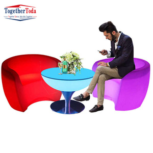 Discothèque chaise haute RGB changement <span class=keywords><strong>de</strong></span> couleur éclairage meubles fête Disco décoration nuit lampe rougeoyant drôle <span class=keywords><strong>tabouret</strong></span> <span class=keywords><strong>de</strong></span> <span class=keywords><strong>Bar</strong></span> - Product Image 4