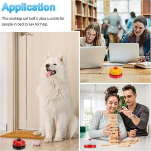 Timbre para Mascotas con Base de Goma Antideslizante, Sonidos Personalizados Pequeños, Multicolor Opcional, Timbre de Entrenamiento para Mascotas - Product Image 6