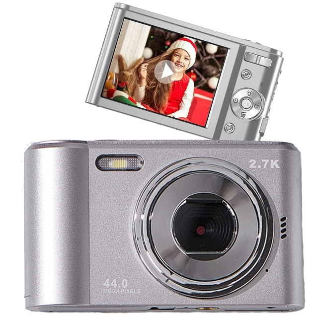 Cheap Wholesale 2.4-inch TFT Color Screen HD Smart Camera Portable Travel 8X Zoom Digital Camera  (Silver Standard)