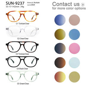 Sureader ヴィンテージ パイロット型 フルリム ブルーライトカットメガネ - 大人向けの丈夫なユニセックスファッションメガネ - Product Image 3