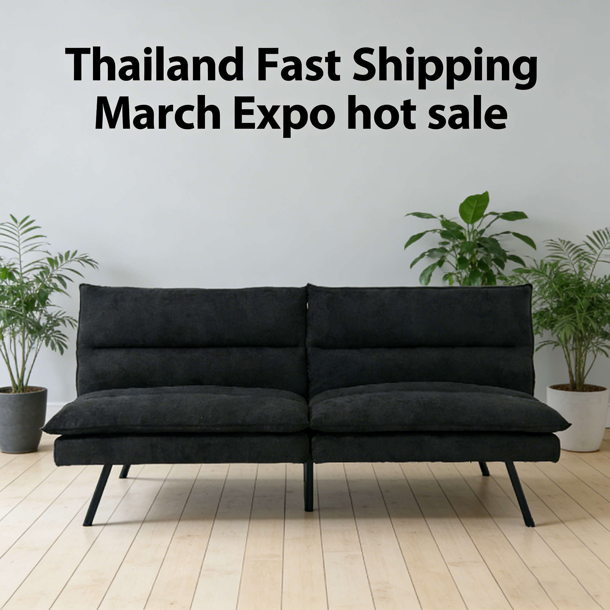 Nisco Thailand Three Seat Metal Sofa-Modern Design Adjustable