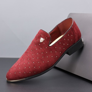 Scarpe Casual da Uomo Taglie Grandi (EU 40-48) Nuovi Mocassini Trendy Slip-On con Tomaia in Pelle Microfibra Traspiranti e Resistenti - Product Image 4