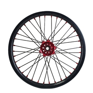 Roues plates arrière 19x2.5 19x3.0 pour CR <span class=keywords><strong>CRF</strong></span> 125 250 250R 450R 450X, jeu de roues à rayons en aluminium CNC, haute durabilité, pièces de course - Product Image 3