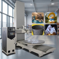 Máquina de Grabado CNC Vertical de 5 Ejes Rongchi, Router de Tallado 3D para Madera, Espuma, Moldes, Modelos y Mecanizado de Superficies Complejas