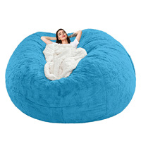 Nouveau design Fauteuil pouf en tissu monoplace confortable et moelleux, inclinable, pliable, réglable, avec rangement, style Tatami pour la maison