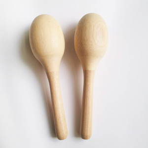 Maracas de madera al por mayor, instrumento de percusión con bola vibradora, instrumento de actuación, shaker de huevo - Product Image 5