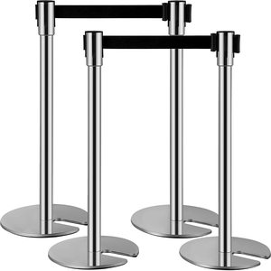 제동 장치를 가진 철회 가능한 벨트 대기열 장벽 군중 통제 벨트 장벽 - Product Image 4