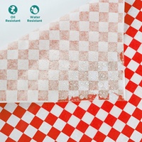 Papier sulfurisé imprimé jetable pour emballage de viande, charcuterie, snacks, burgers, résistant à la graisse, pour la cuisson des aliments