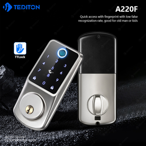Tediton miễn phí vận chuyển thông minh lối vào ttlock tuya App vân tay Keyless điện Mã kết hợp điện tử chốt cửa khóa cửa - Product Image 6