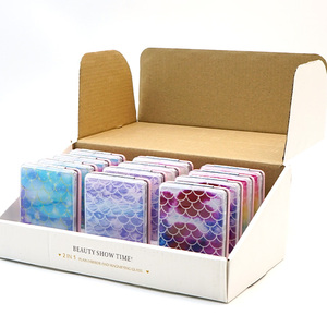 Costom nhỏ nhỏ gọn Gương gấp Túi trang điểm gương 2 mặt túi gương - Product Image 6