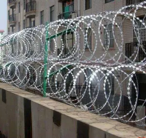 Galvanized Razor Barbed Wire