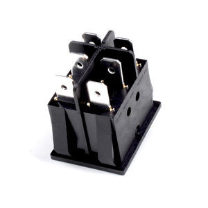 Interrupteur à bascule miniature 12V DPDT 6 broches momentané, configuration On-Off-On, avec cordon de raccordement - Product Image 6