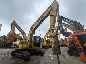 Excavatrice sur chenilles de 24 tonnes fabriquée au Japon pour 324D2L d'occasion avec pouce hydraulique, boîte de vitesses, pompe - Puissance de creusement élevée - Product Image 6