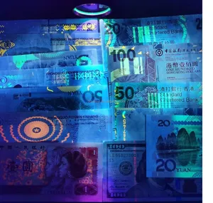 Filo di Sicurezza Bicolore UV Fluorescente per Passaporti 150D/3, Filo da Cucito Anticontraffazione per Documenti Ufficiali e Banconote - Product Image 4