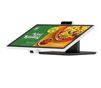 Kiosco de Autoservicio Vertical AWSTOUCH de 15.6/21.5/23.8 Pulgadas con Pantalla Táctil Capacitiva LCD Interactiva y Escáner QR