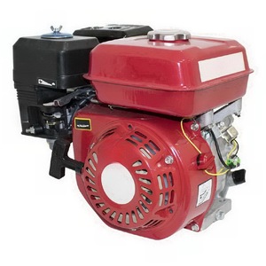 Motor de 4 Tiempos de 6.5 HP con Reductor Especial de 196 cc y 3600 RPM, Arranque Eléctrico sin Embrague para Agricultura y Construcción - Product Image 1
