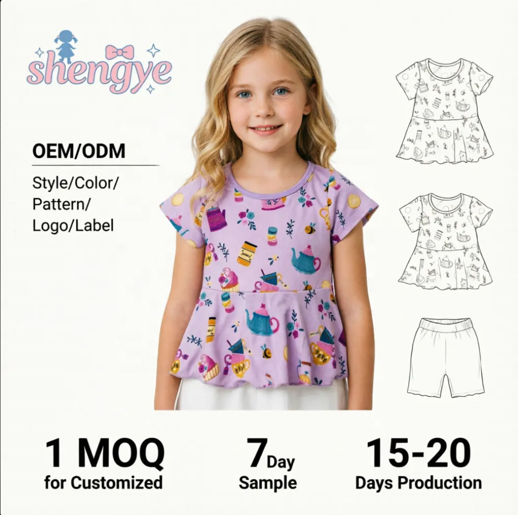 Wholesale Latest Peplum Top Blouse Cotton Material, Ruffle Peplum