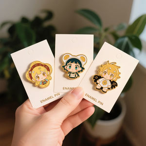 Anstecknadel-Fabrik Großhandel Cartoon Benutzerdefiniertes Kreatives Design Logo Metall Magnet Abzeichen Weiche Harte Emaille Anstecknadel - Product Image 3