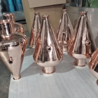 Équipement de distillation d'alcool en cuivre rouge de haute qualité en gros Nouveaux raccords de distillateur à tête d'oignon Moteur de casque Stiller